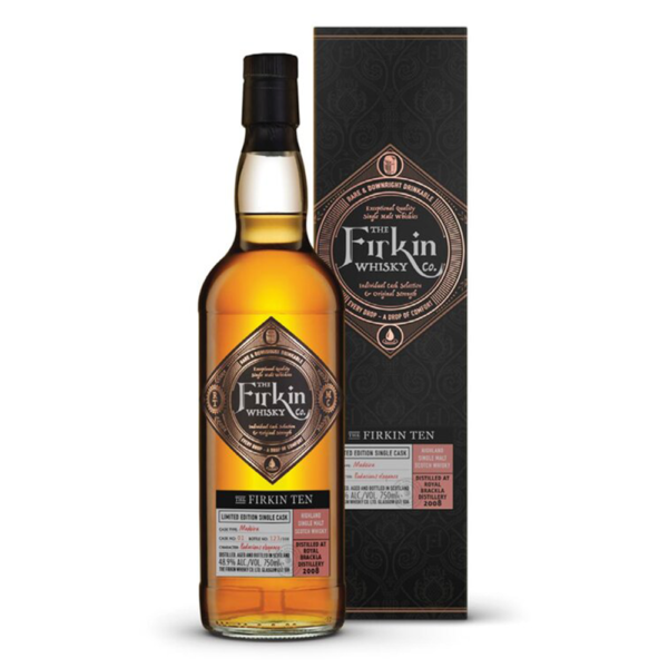 Firkin Ten Single Cask Single Malt Whisky 10Year Old Royal Brackla 750ml Bottle