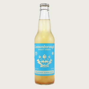 Cannonborough Grapefruit Elderflower Craft Soda 12oz Bottle