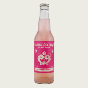Cannonborough Raspberry Mint Craft Soda 12oz bottle