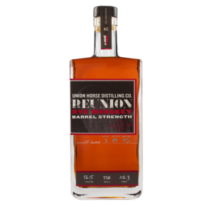 Union Horse Distilling Barrel Strength Reunion Rye Whiskey 750ml Bottle