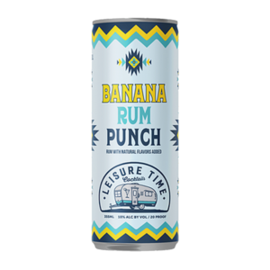 Leisure Time Cocktails Banana Rum Punch 350ml Can